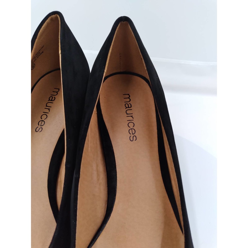 NIB Maurices 3.5" closed toe wedge black size 7 - Picture 5 of 6